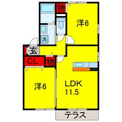 上総村上駅 徒歩24分 1階の物件間取画像